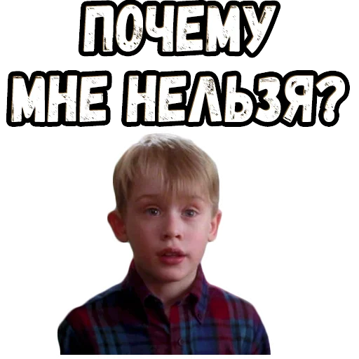 Sticker from the "Один дома" sticker pack