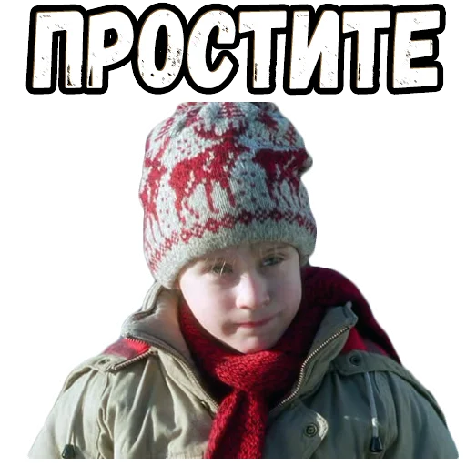 Sticker from the "Один дома" sticker pack