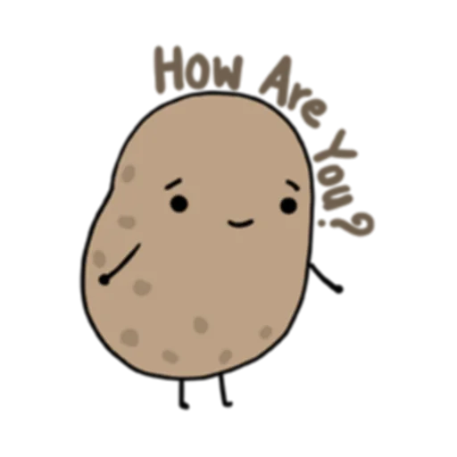 Sticker from the "Life is Potato (FULL) [英文]" sticker pack