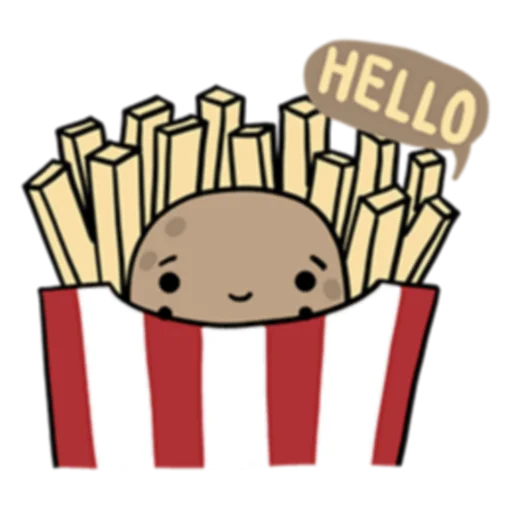 Sticker from the "Life is Potato (FULL) [英文]" sticker pack