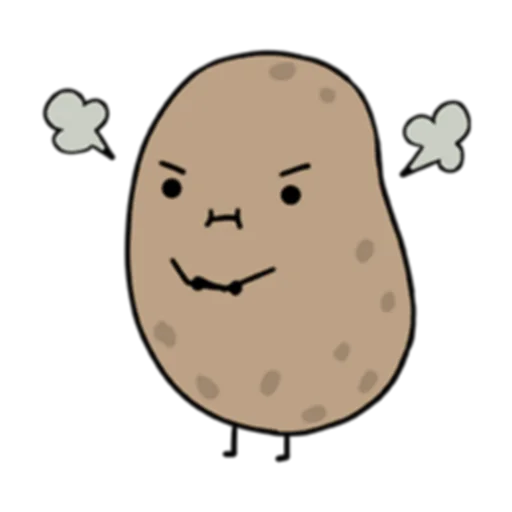 Sticker from the "Life is Potato (FULL) [英文]" sticker pack