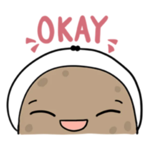 Sticker from the "Life is Potato (FULL) [英文]" sticker pack