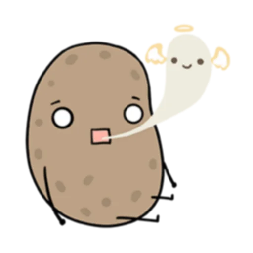 Sticker from the "Life is Potato (FULL) [英文]" sticker pack