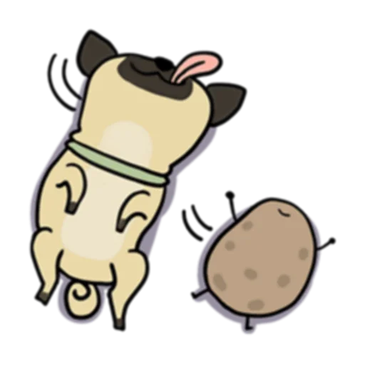 Sticker from the "Life is Potato (FULL) [英文]" sticker pack