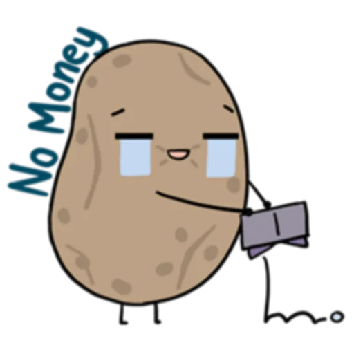 Sticker from the "Life is Potato (FULL) [英文]" sticker pack