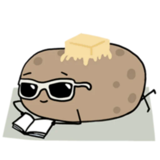 Sticker from the "Life is Potato (FULL) [英文]" sticker pack