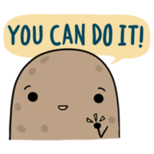 Sticker from the "Life is Potato (FULL) [英文]" sticker pack