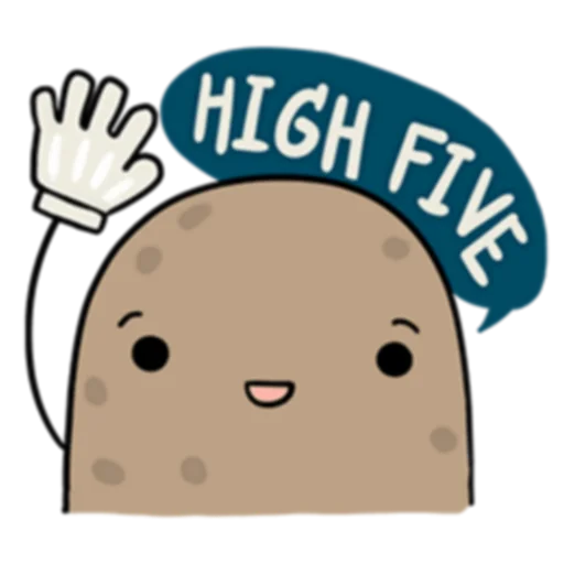 Sticker from the "Life is Potato (FULL) [英文]" sticker pack