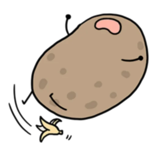 Sticker from the "Life is Potato (FULL) [英文]" sticker pack