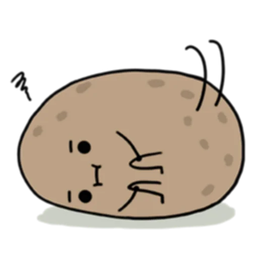 Sticker from the "Life is Potato (FULL) [英文]" sticker pack