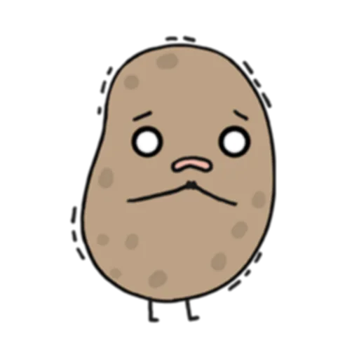 Sticker from the "Life is Potato (FULL) [英文]" sticker pack