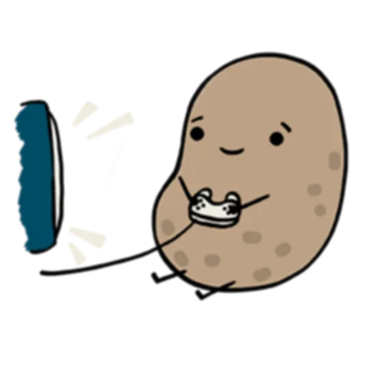 Sticker from the "Life is Potato (FULL) [英文]" sticker pack