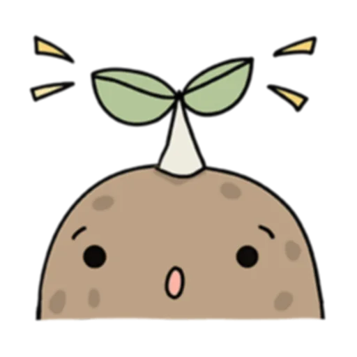 Sticker from the "Life is Potato (FULL) [英文]" sticker pack