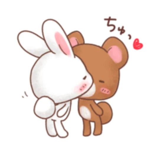 Sticker from the "Rabbit & Bear's love Prt. 1 (FULL) [日本]" sticker pack