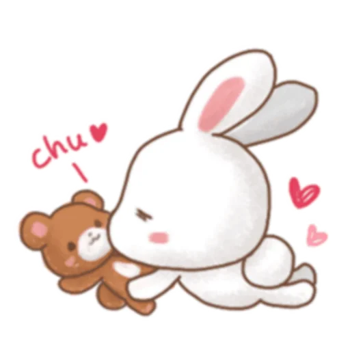 Sticker from the "Rabbit & Bear's love Prt. 1 (FULL) [日本]" sticker pack