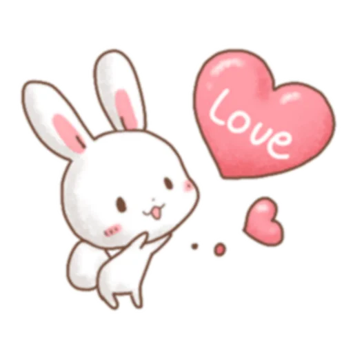 Sticker from the "Rabbit & Bear's love Prt. 1 (FULL) [日本]" sticker pack