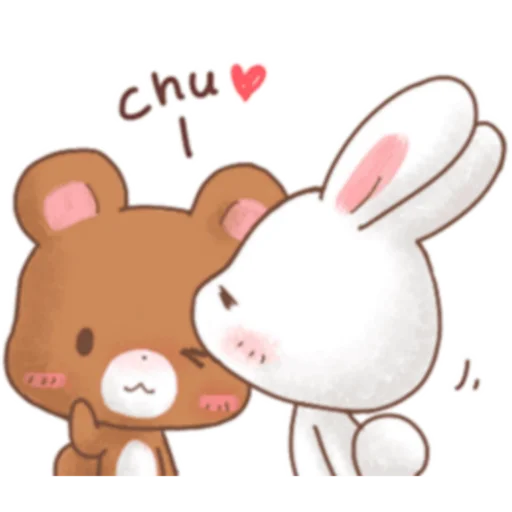 Sticker from the "Rabbit & Bear's love Prt. 1 (FULL) [日本]" sticker pack