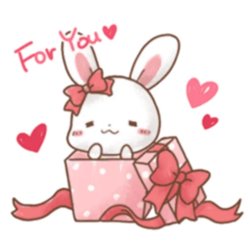 Sticker from the "Rabbit & Bear's love Prt. 1 (FULL) [日本]" sticker pack