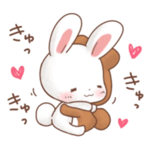 Sticker from the "Rabbit & Bear's love Prt. 1 (FULL) [日本]" sticker pack