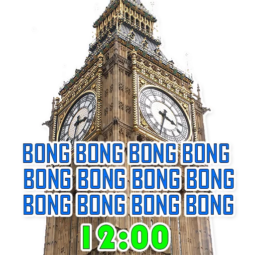 Sticker from the "Big Ben Bong!" sticker pack