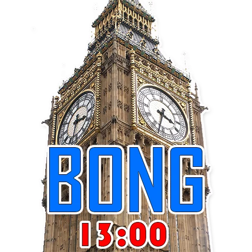 Стикер из набора "Big Ben Bong!"