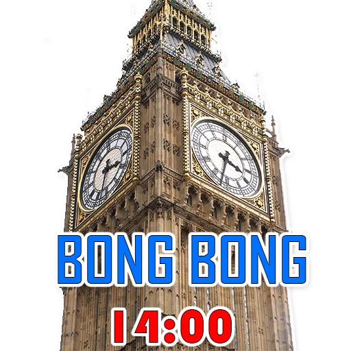 Sticker from the "Big Ben Bong!" sticker pack