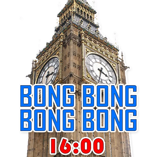 Sticker from the "Big Ben Bong!" sticker pack