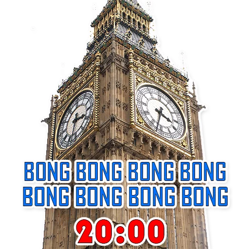 Sticker from the "Big Ben Bong!" sticker pack