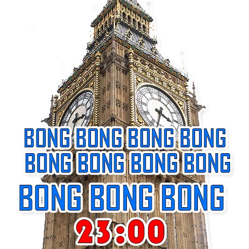 Sticker from the "Big Ben Bong!" sticker pack