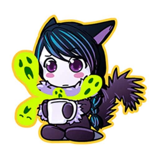 Sticker from the "Annu Blue's Halloween Emoticons (Fia)" sticker pack