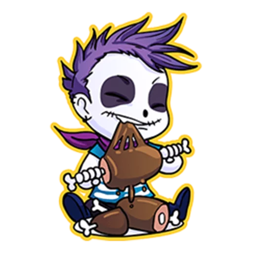 Sticker from the "Annu Blue's Halloween Emoticons (Fia)" sticker pack