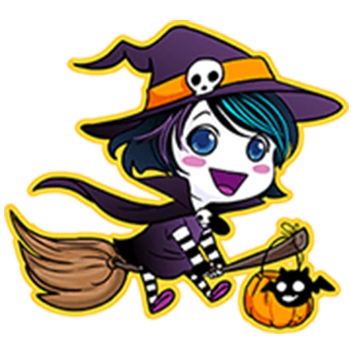 Sticker from the "Annu Blue's Halloween Emoticons (Fia)" sticker pack