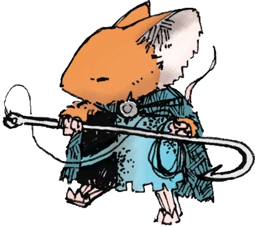 Стикер из набора "mouse guard"