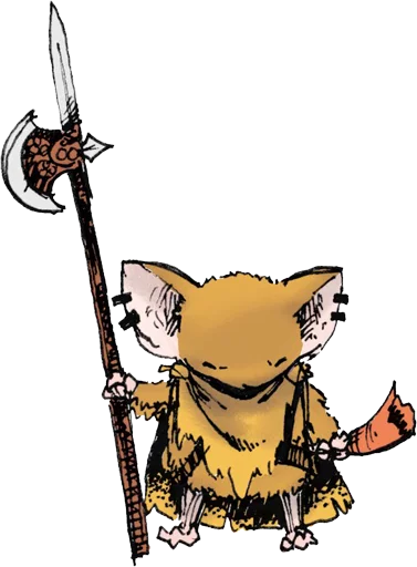 Стикер из набора "mouse guard"