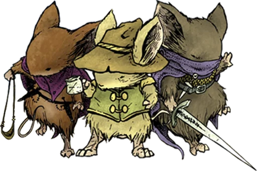 Sticker from the "mouse guard" sticker pack