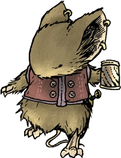 Sticker from the "mouse guard" sticker pack