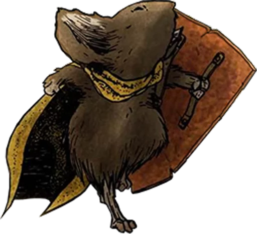 Sticker from the "mouse guard" sticker pack