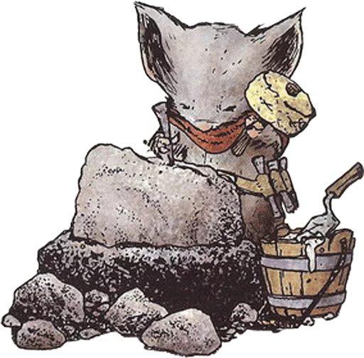 Sticker from the "mouse guard" sticker pack