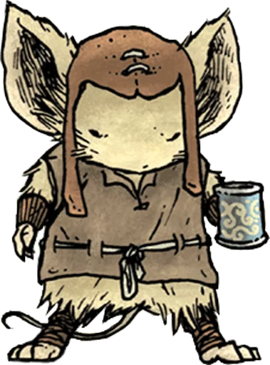 Sticker from the "mouse guard" sticker pack