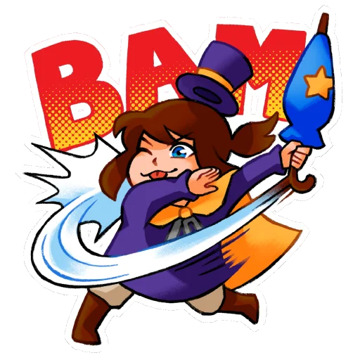 Sticker from the "A Hat in Time" sticker pack