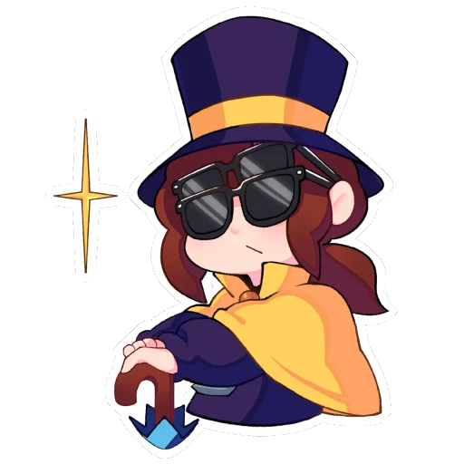 Sticker from the "A Hat in Time" sticker pack