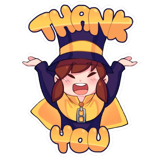 Sticker from the "A Hat in Time" sticker pack