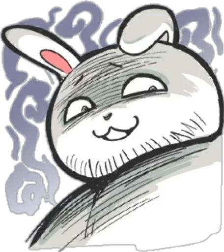 Sticker Rabbo the Muscle Rabbit