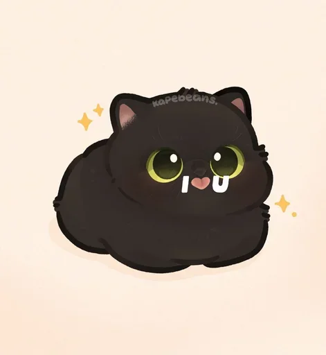 Sticker from the "Мягкие коты" sticker pack