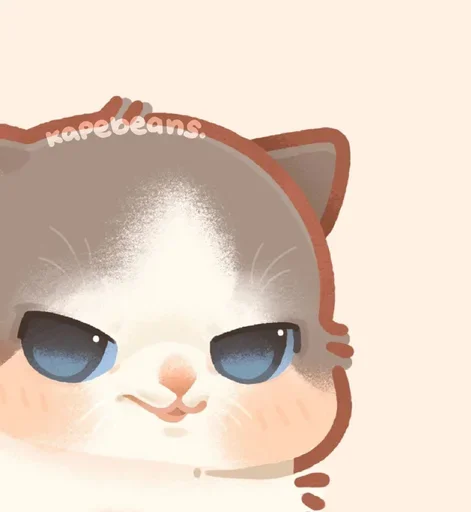 Sticker from the "Мягкие коты" sticker pack