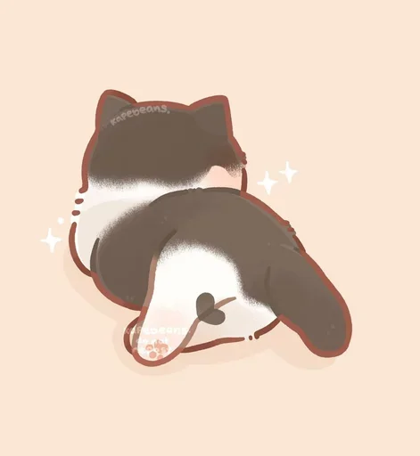 Sticker from the "Мягкие коты" sticker pack