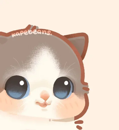 Sticker from the "Мягкие коты" sticker pack