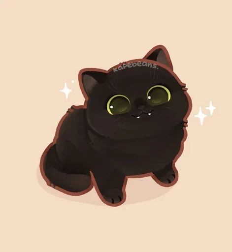 Sticker Мягкие коты