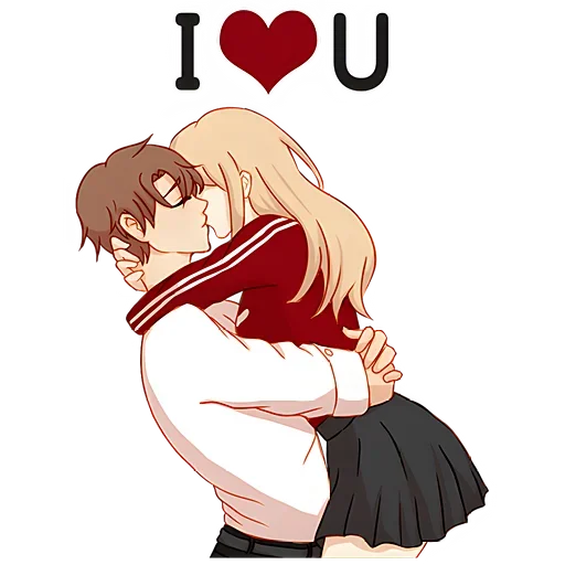 Sticker from the "Love you" sticker pack