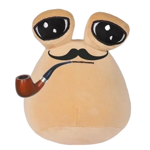 Sticker from the "Sad Pou" sticker pack